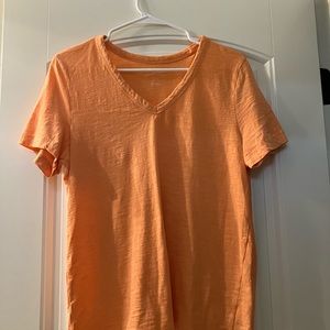 Universal Thread V-Neck Peach T-Shirt